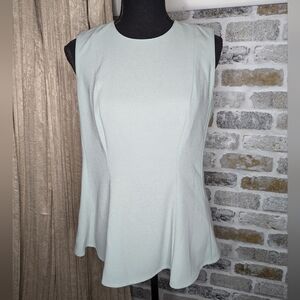 Ann Taylor Peplum Mint Tank - Size Small